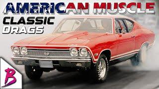 Classic American Muscle Car Drag Races