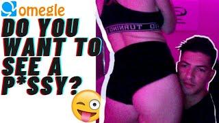 ASKING PEOPLE IF THEY WANNA SEE A P*SSY? Omegle Prank