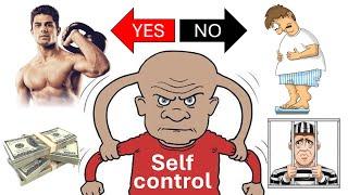 Self Control  Understand and Improve it  Illustrated and Research Based  #willpower