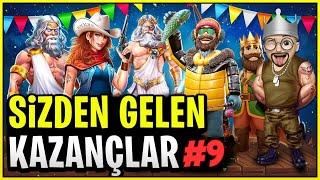 SLOT OYUNLARI  SİZDEN GELENLER SLOT #9  REKOR KAZANÇLAR  SİZDEN GELEN MAX WİNLER #slotoyunları