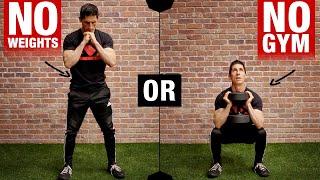 Killer Home Leg Workout BODYWEIGHT or DB