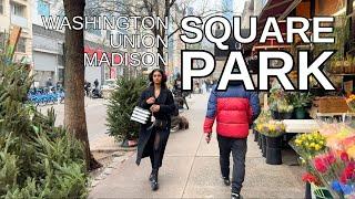 NEW YORK CITY Walking Tour 4K - WASHINGTON  UNION  MADISON SQUARE PARK