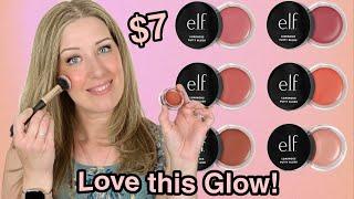 NEW e.l.f. LUMINOUS Putty Blushes  Trying On ALL 6 Shades Wear Test