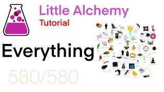 Making EVERYTHING In Little Alchemy Tutorial - Full Walkthrough