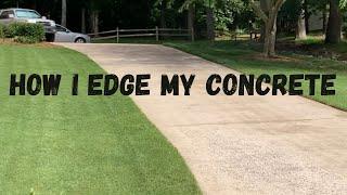 Use a BLADE EDGER to get crisp edges in my lawn Make any lawn look great with clean edges