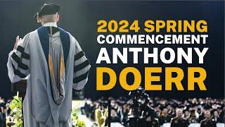2024 U of I Spring Commencement Speaker Anthony Doerr
