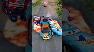 Lava Pit Car Crash  BeamNG.Drive