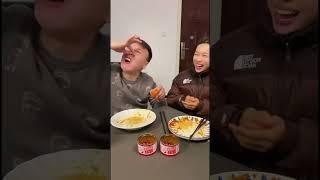 Funny Husband and Wife Yummy Food Eating Challenge 