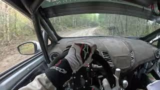 Ford Fiesta ST rally POV - 2024 Olympus rally - SS9 - Not So Stillwater