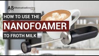 How to Use the Subminimal Nanofoamer Milk Frother