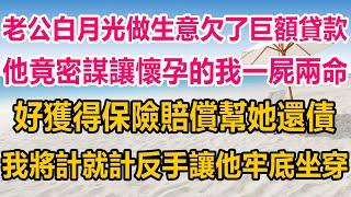 老公白月光做生意欠了巨額貸款，他竟密謀讓懷孕的我一屍兩命，好獲得保險賠償幫她還債，我將計就計反手讓他牢底坐穿#情感故事 #情感 #為人處世 #生活經驗 #正能量