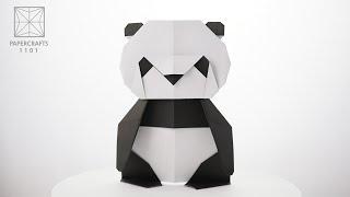 Origami Panda Makoto Yamaguchi Oригами おりがみ Oριγκάμι 折纸 摺紙 พับ 종이접기 Paper Crafts