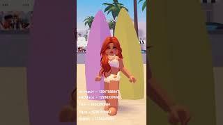 swimsuit codes  bloxburg + berry avenue roblox