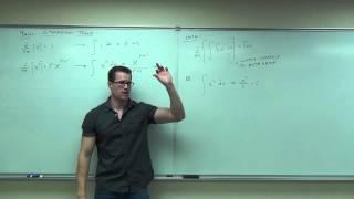 Calculus 1 Lecture 4.1  An Introduction to the Indefinite Integral