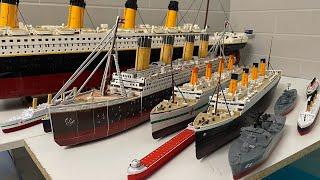 Review of All Ships  Titanic Britannic USS the Sullivans  And Some Tested in the Water