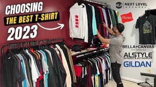 THE BEST BLANK T-SHIRTS FOR YOUR CLOTHING BRAND  A SCREEN PRINTERS Top 8 T-Shirts