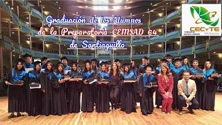 Graduación de los Alumnos de la Preparatoria de Santiaguillo SEMSAD en el Teatro Obrero de Zamora