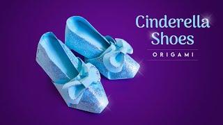 Beautiful Cinderella Shoes  Origami Shoes