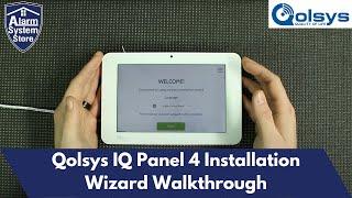 Qolsys IQ Panel Wireless Alarm System Introduction Install Wizard Tutorial and System Overview