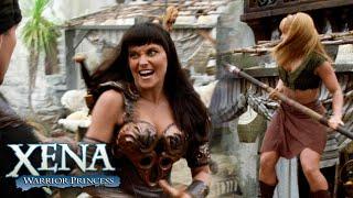 Xena and Gabrielle Show Off Their EPIC Battle Skills  Hercules & Xena