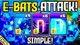 TH16 New Style Attack Electro Dragon and Bats Spell = Wow Th16 Attack Strategy Clash Of Clans