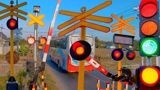 Railroad Crossing  Kompilasi Palang Kereta Api Modern 2