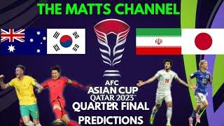 AFC Asian Cup 2023 Quarter Final Predictions  The Matts Channel