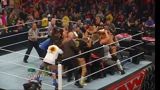 Brock Lesnar get into a John Cena and #wwe #wrestling #wrestlemania