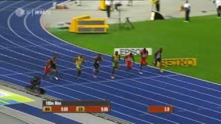Usain Bolt 9.58 100m New World Record Berlin HQ