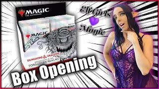 Elf Girls LOVE Magic the Gatherings Forgotten Realms  Collectors Pack Opening