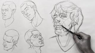 How To Draw Heads in Proportion Freehand  Using the Nose to Check Your Proportions