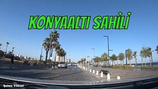 KONYAALTI SAHİLİ ANTALYA  BAŞTAN SONA ARAÇ GEÇİŞİ #konyaaltı #antalya #konyaaltısahili