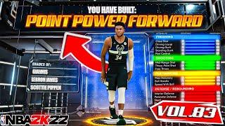 *CONTACT DUNKS* ON A POINT POWER FORWARD BUILD ON NBA 2K22 RARE BUILD SERIES VOL. 83