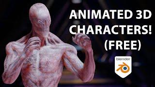 Free Animated 3D-Characters Mixamo & Blender