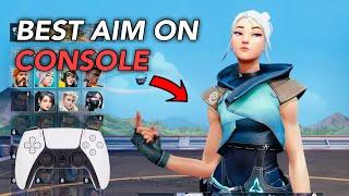 BEST SETTINGS TO USE FOR BEST AIM PS5XBOX - VALORANT CONSOLE GAMEPLAY HIGHLIGHTS