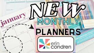 ERIN CONDREN NEW MONTHLY LIFE PLANNERS 2023  FUNCTIONAL MONTHLY PLANNER PRODUCTS STICKERS & PENS