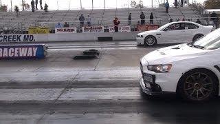 BMW M3 vs EVO X GSR 560hp