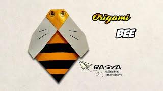 How to Make Origami Bee - Cara membuat Origami Lebah