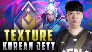 TEXTURE - KOREAN JETT  VALORANT MONTAGE #HIGHLIGHTS