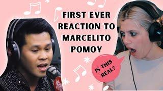 Singers FIRST EVER Reaction to MARCELITO POMOY IS THIS REAL?