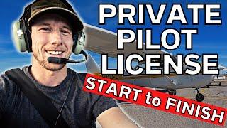 PRIVATE PILOT LICENSE 2024  Start to Finish  Full Process Explained #flighttraining