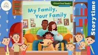 MY FAMILY YOUR FAMILY by Lisa Bullard  Kids Book Storytime Kids Book Read Aloud Bedtime Stories