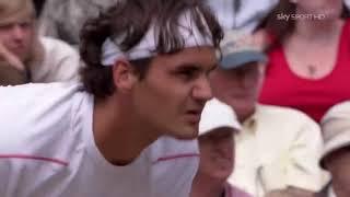 The best of Roger Federer  Roger Federer magic at Wimbledon