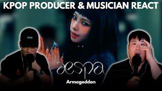 Musicians react & review  AESPA - Armageddon MV