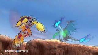 Mega Charizard X VS WarGreymon - Pokemon VS Digimon  DEATHBATTLE