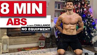 8 MIN Awesome Abs Workout  Start The New Year Like A Bullet  28 Days ab Challenge  velikaans