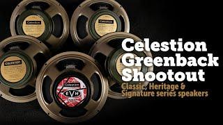 Celestion Greenback Shootout