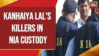 Udaipur Murder Case NIA Takes Kanhaiya Lals Killers In Custody To Produce Accused In Court Today