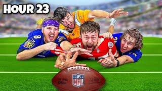Playing Kill the Man with the Football for 24 Hours Straight