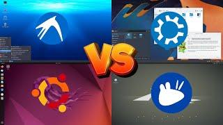 Ubuntu VS  Kubuntu VS  Xubuntu VS  Lubuntu 22.04 LTS RAM Consumption